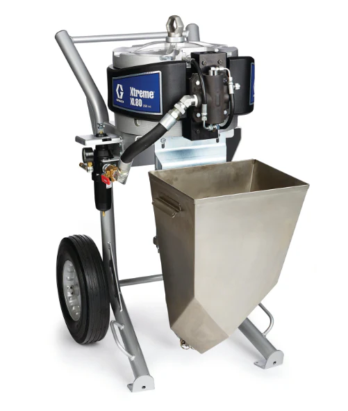 Graco 1/2 in x 25 ft Whip 3/4 in x 50 ft Hose 429 XHD Tip XHF Gun XL10K King 70:1 Heavy-Fluid Airless Sprayer - Ysert