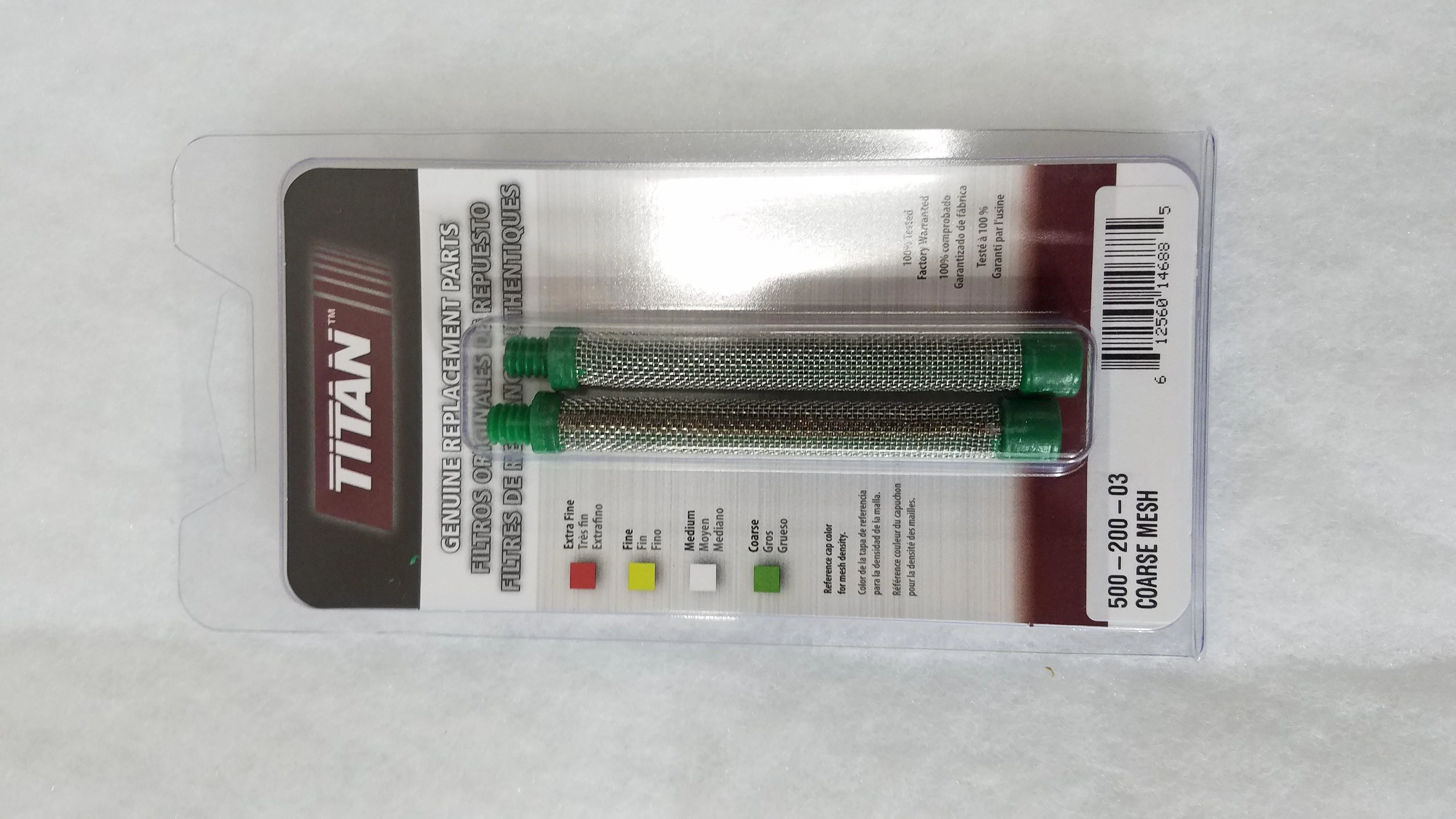 Titan 500-200-03 Filter, Green 2/pkg - Ysert