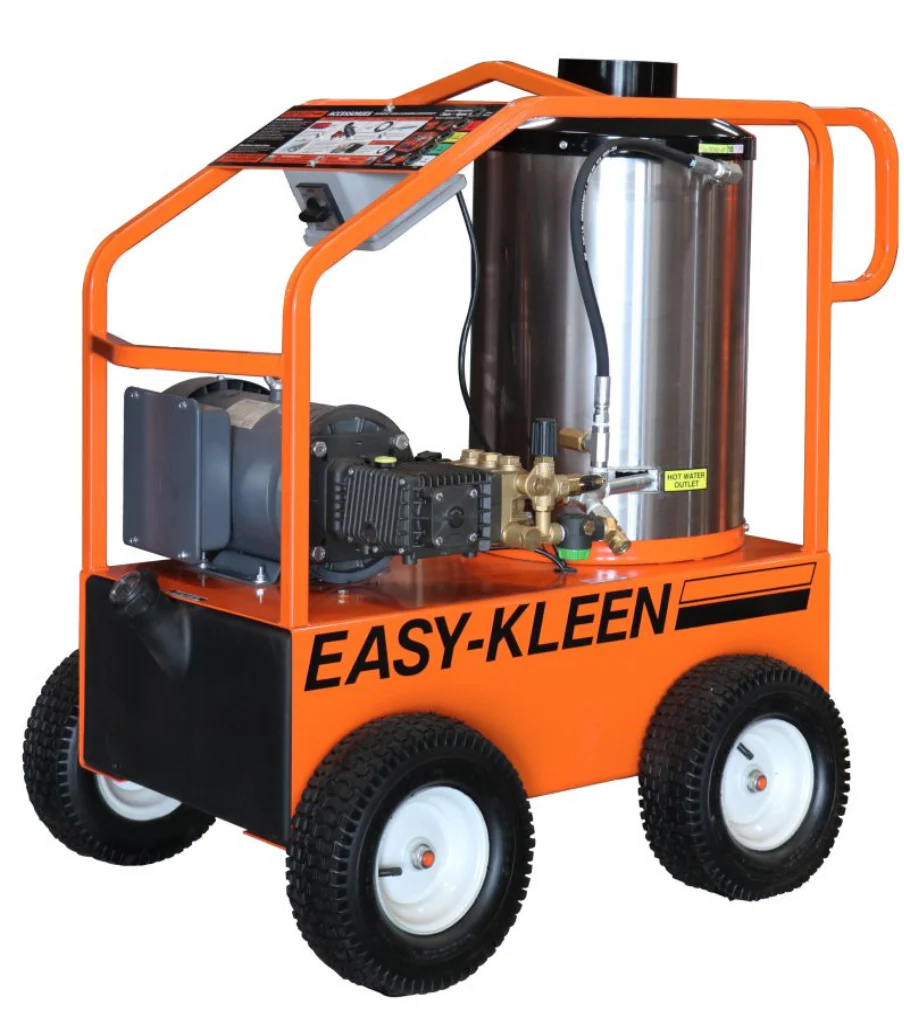 Easy-Kleen 1500 PSI @ 2.0 GPM 2HP 110V Single Phase Commercial Hot Water Electric - Oil Fired Pressure Washer - Ysert