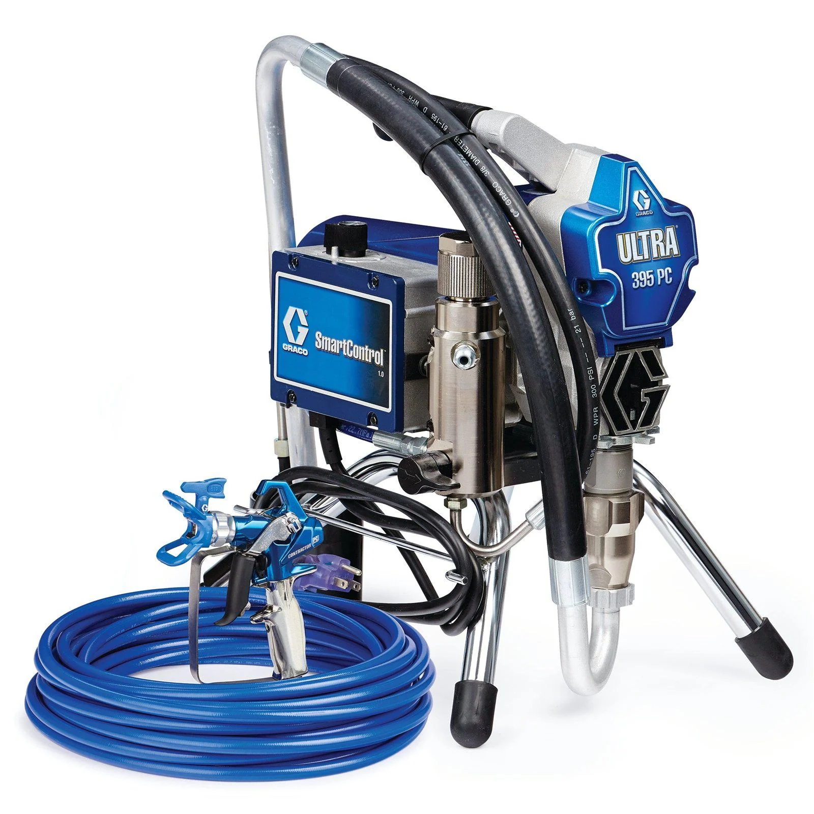 Graco 395 Ultra Pro Contractor 3300 PSI @ 0.54 GPM Electric Airless Paint Sprayer - Stand - Ysert