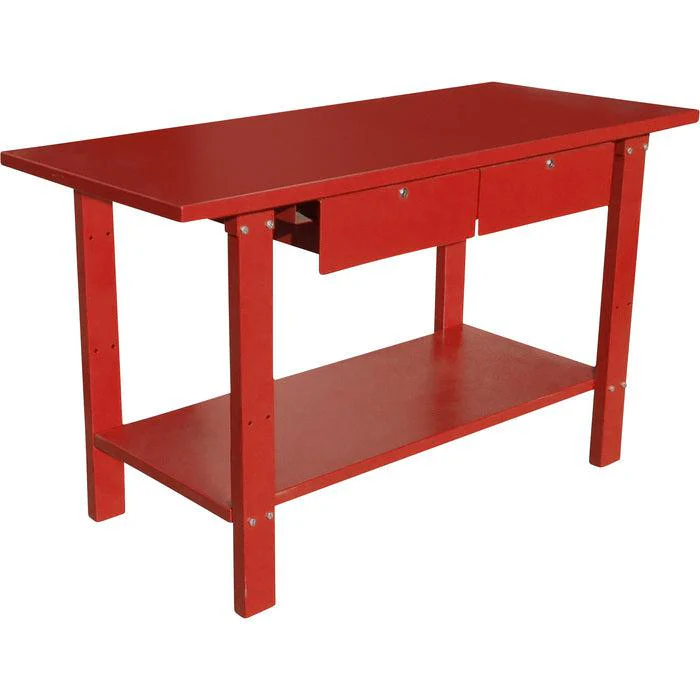 RWB-2D Heavy-Duty Work Bench  2-Drawer, 1-Shelf - Ysert