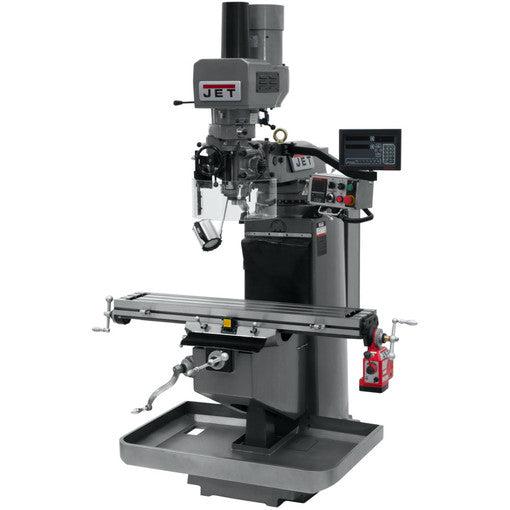 Jet Tools - JTM-949EVS Mill With Acu-Rite 203 DRO With X-Axis Powerfeed and Air Powered Drawbar - Ysert