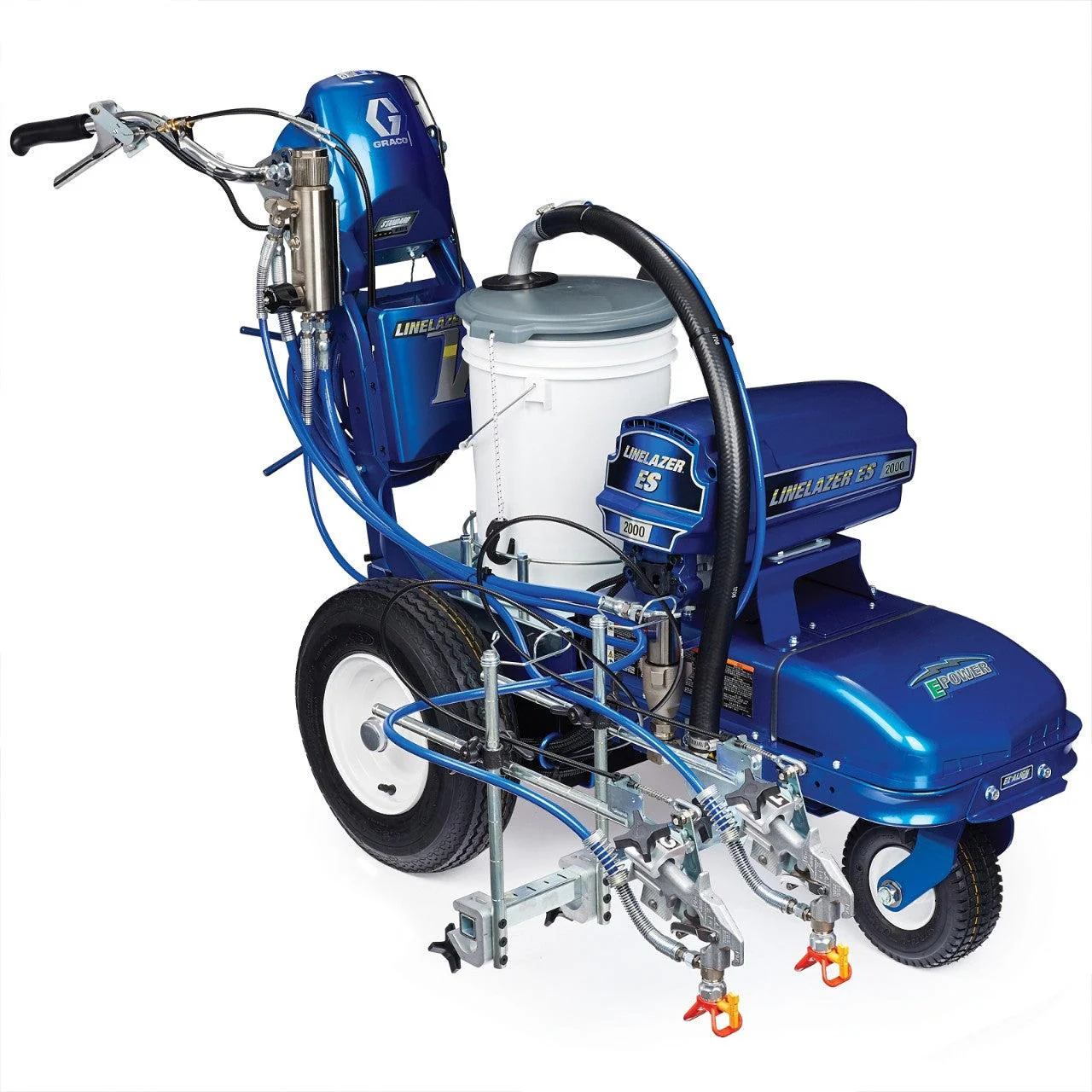 Graco LineLazer V ES 2000 Standard Series Battery-Powered Airless Line Striper, 2 Manual Guns - Ysert