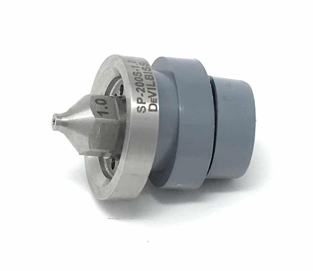 Devilbiss SP-200S-10-K Compact Spray Gun 1.0 MM Fluid Nozzle - Ysert