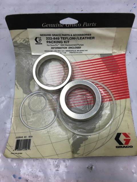 Graco 222849 Repair Kit with Leather & Teflon Packings - Ysert