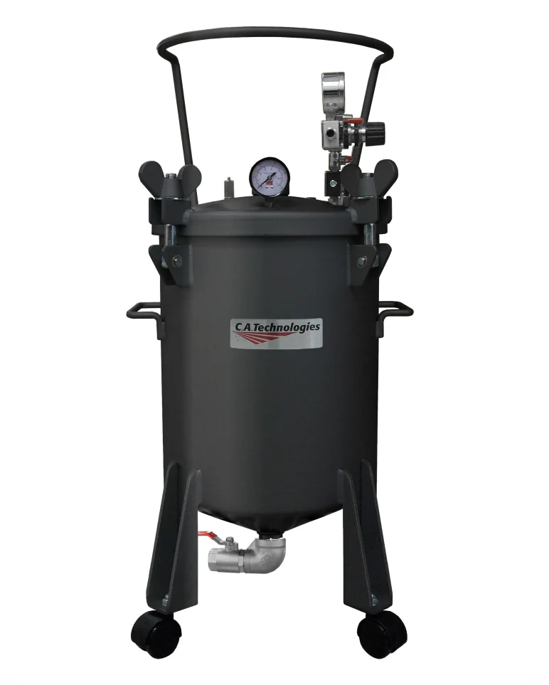 C.A Technologies 5 gallon (NON-ASME) Bottom Outlet Pressure Tank - DOUBLE REGULATED - Ysert