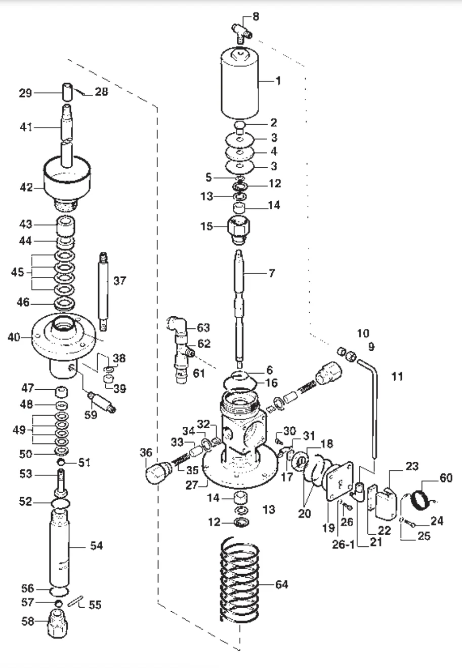 IWATA 04457090 Interlock Piece for MSU 11N Multi Spray Unit - Ysert