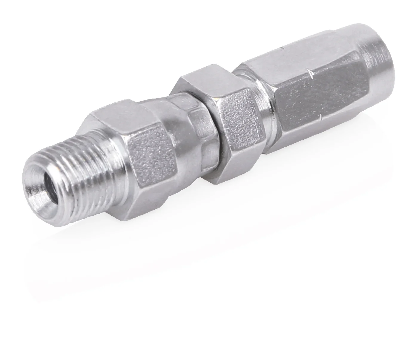 Graco Field-Installable Swivel Hose End Fitting - 1/8 in. ID Hose, 1/8 NPT Male - Ysert