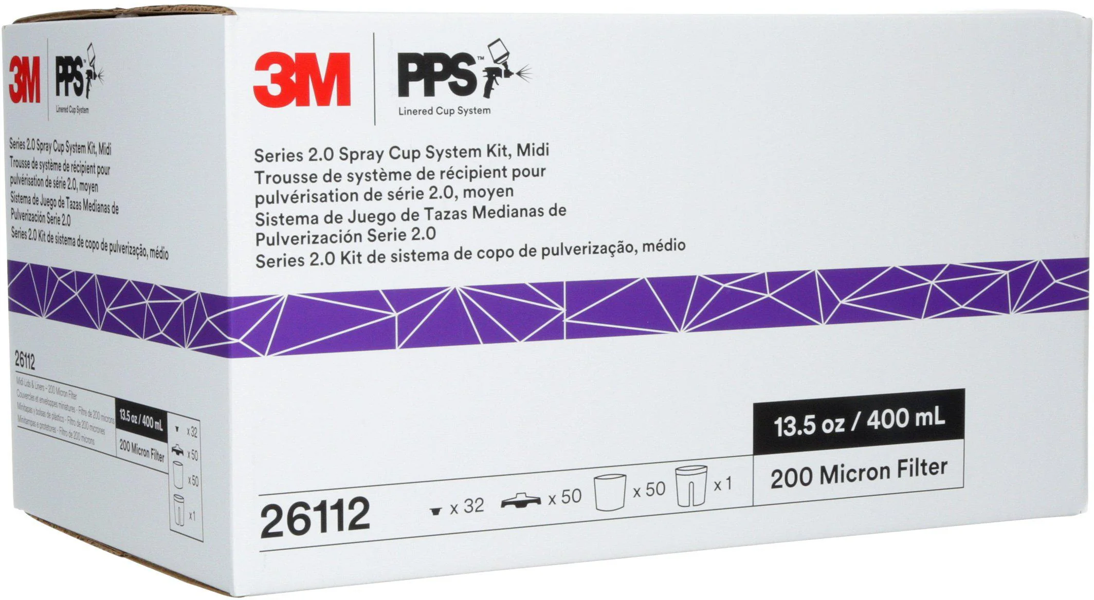 3M PPS Series 2.0 Large Cup System Kit - Ysert