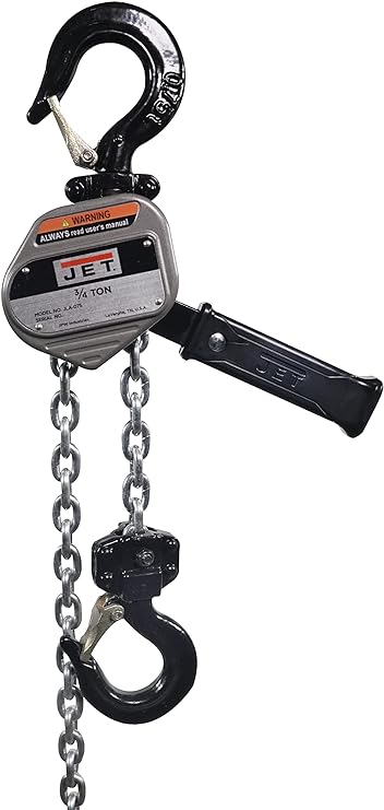 Jet Tools - JLA-075-80, JLA Series 3/4 Ton Lever Hoist, 80' Lift - Ysert