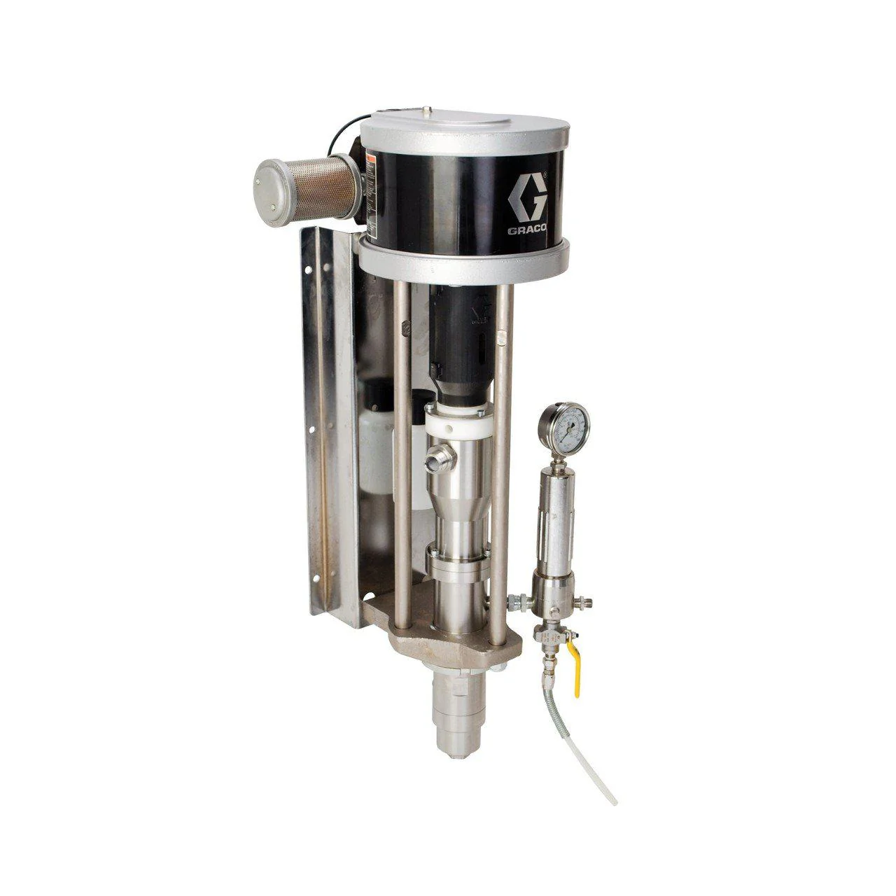 Graco Merkur Bellows 1500 PSI @0.8 GPM 15:1 V-Packing w/ Fluid Filter & DataTrak - Wall Mount Piston Pump - Ysert