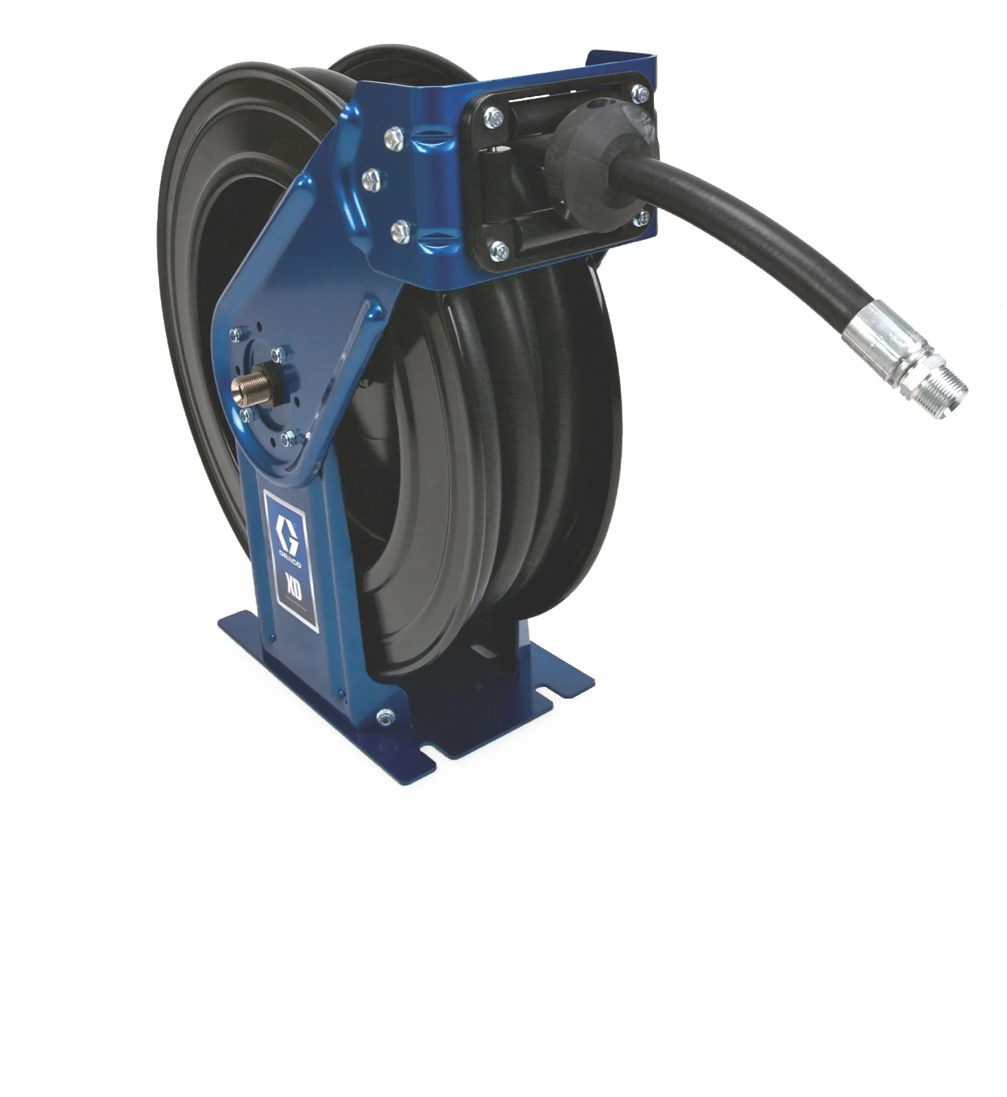 Graco XD30™, Fuel/Evac, 19 mm (3/4 in.) Inlet, 25 mm X 9 m (1 in. X 30 ft) Hose, NPT, Truck/Bench Mount, White - Ysert