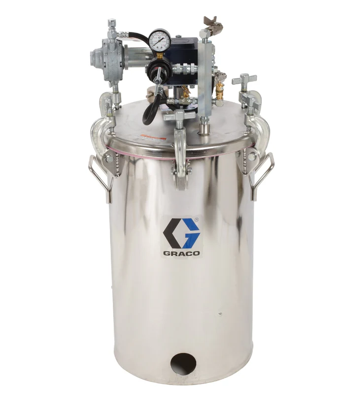 Graco 10 Gallon High Pressure (HVLP) Pot w/ Agitator - Ysert