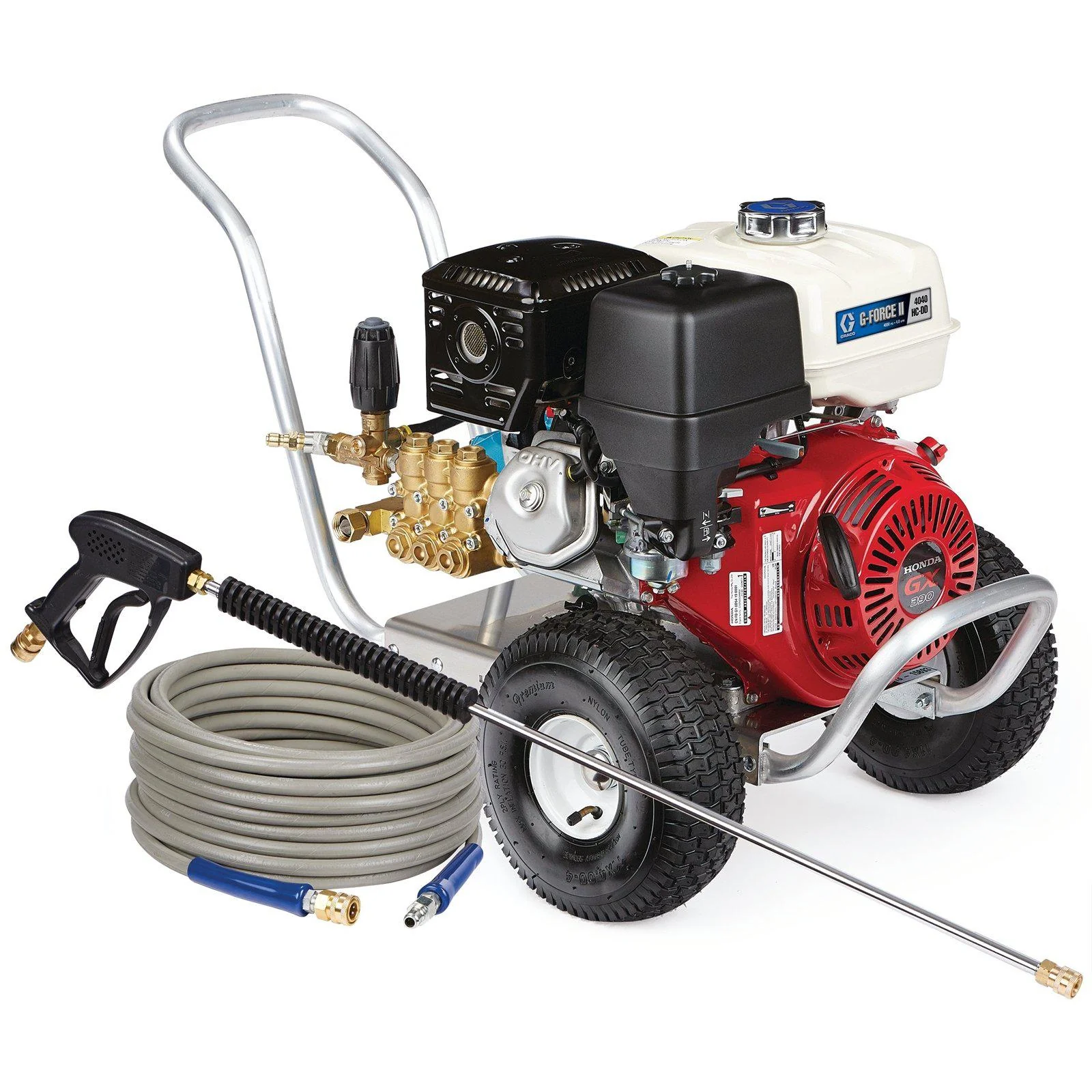 Graco G-Force II 4040 HC-DD Pressure Washer - 4000 PSI @ 4.0GPM - Triplex Pump - Direct Drive - Ysert