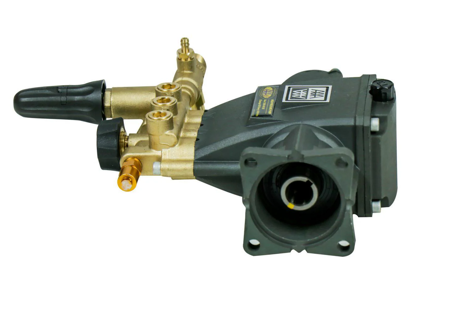 AAA 9.6GA12 Horizontal Triplex 3200 PSI @ 2.8 GPM Pressure Washer Pump Kit w/ C32 Powerboost Technology - Ysert