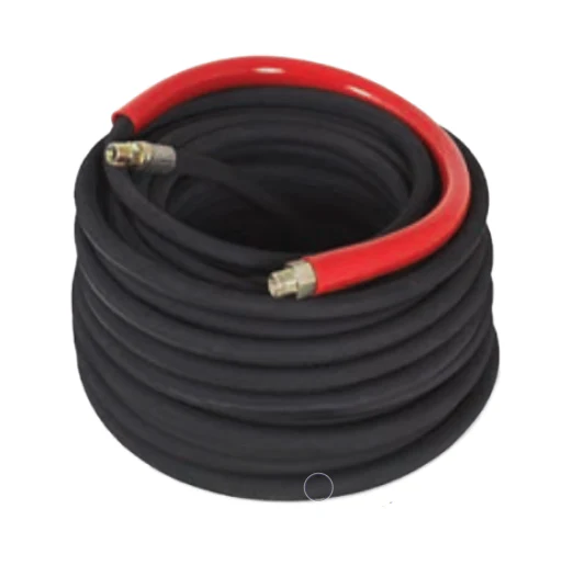 MITM R2 4500 PSI 100-foot x 3⁄8-inch Bend Restrictor Black Hot Water Extension Hose - Bare Hose - Ysert