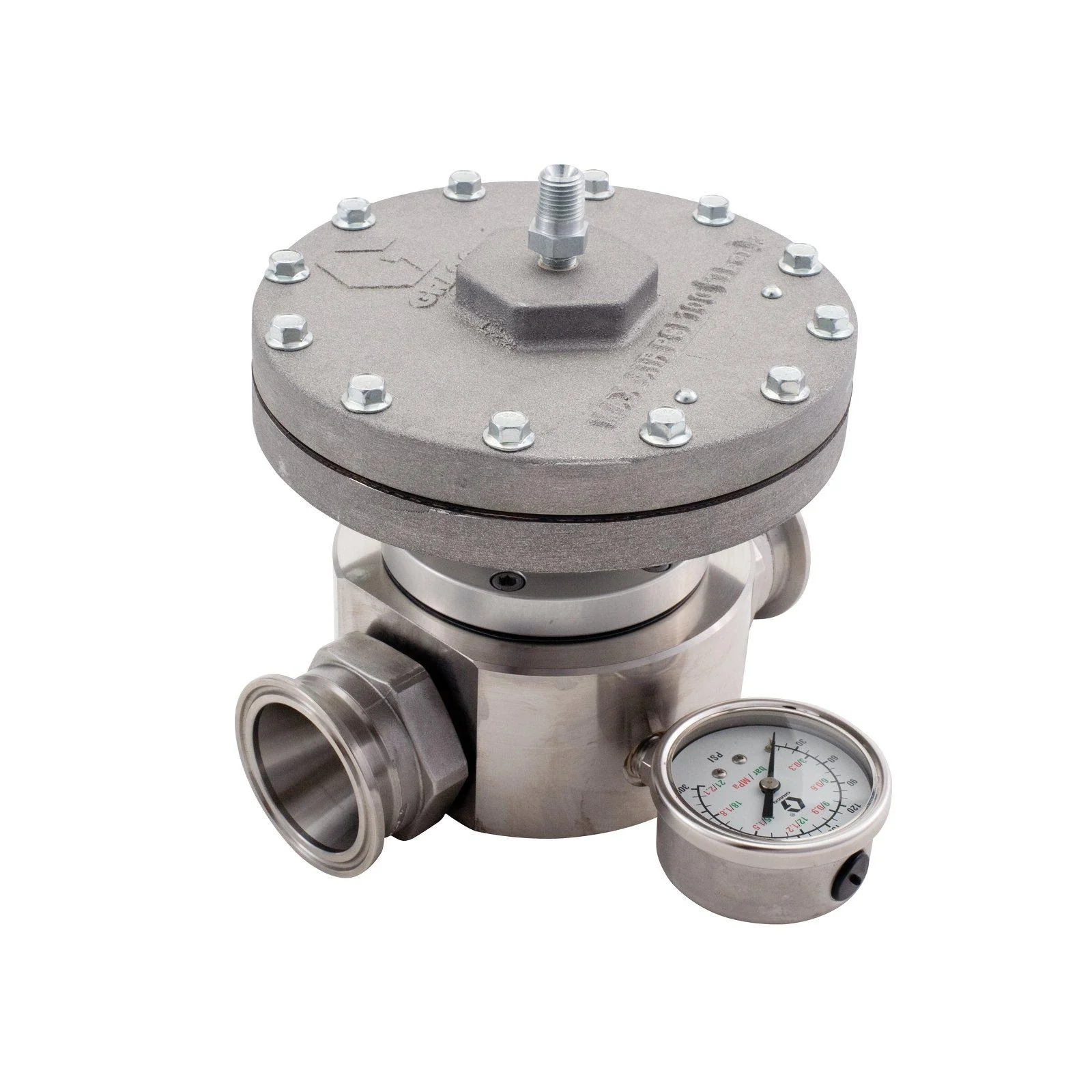 Graco Pneumatic Back Pressure Regulator, 20 gpm (75 lpm), 300 psi (20.6 bar) max fluid pressure, 1-1/2 npt - Ysert