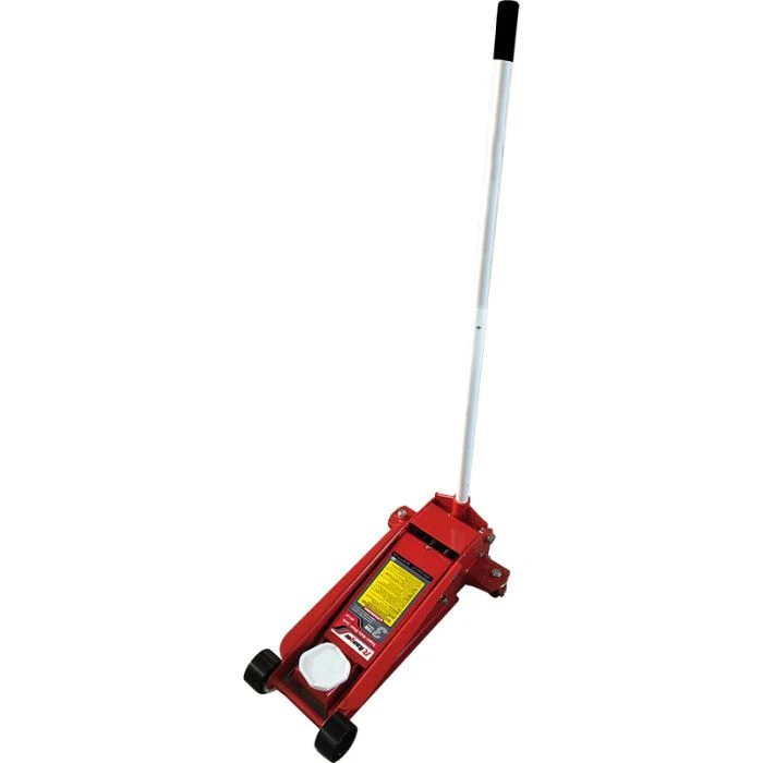 RFJ-3T 3-Ton Floor Jack  Racing Style  Plunger-U-Joint - Ysert