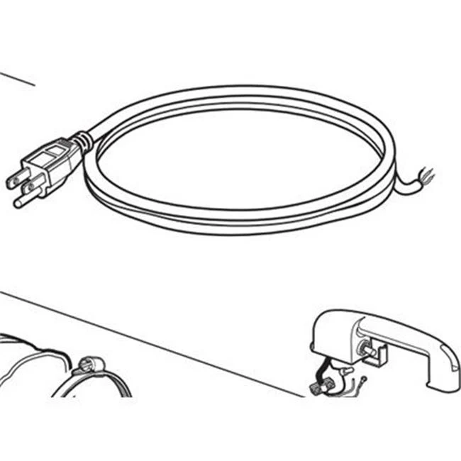 Allegro Industries 9535-12H Handle with Cord; Switch & Screws - Ysert