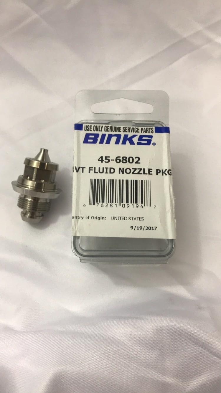 Binks 45-6802 68VT TC Fluid Nozzle (2.8mm) - Ysert