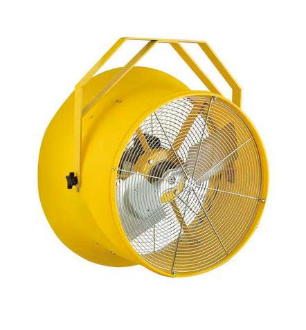 Allegro Fan, High Output, 1725 RPM, Yellow, 22 in. - Ysert