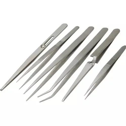 Grizzly T25295 - 6-Piece Tweezer Set - Ysert