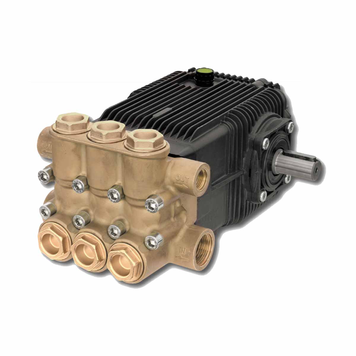 Annovi Reverberi Pump - 2200 PSI @ 13.2 GPM Horizontal Gas Engine Triplex Plunger Replacement Pressure Washer Pump - Ysert