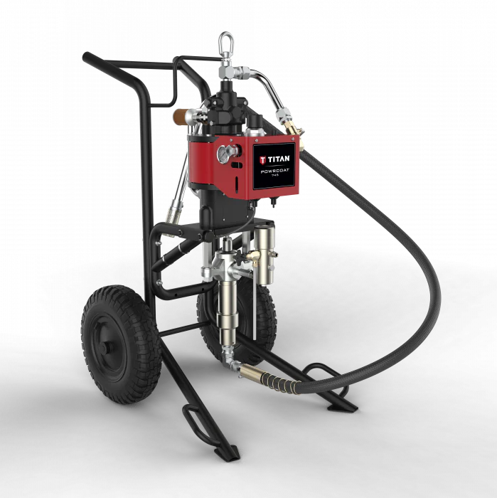Titan PowrCoat 745 4500 PSI @ 2.80 GPM Airless Paint Sprayer - Cart - Ysert