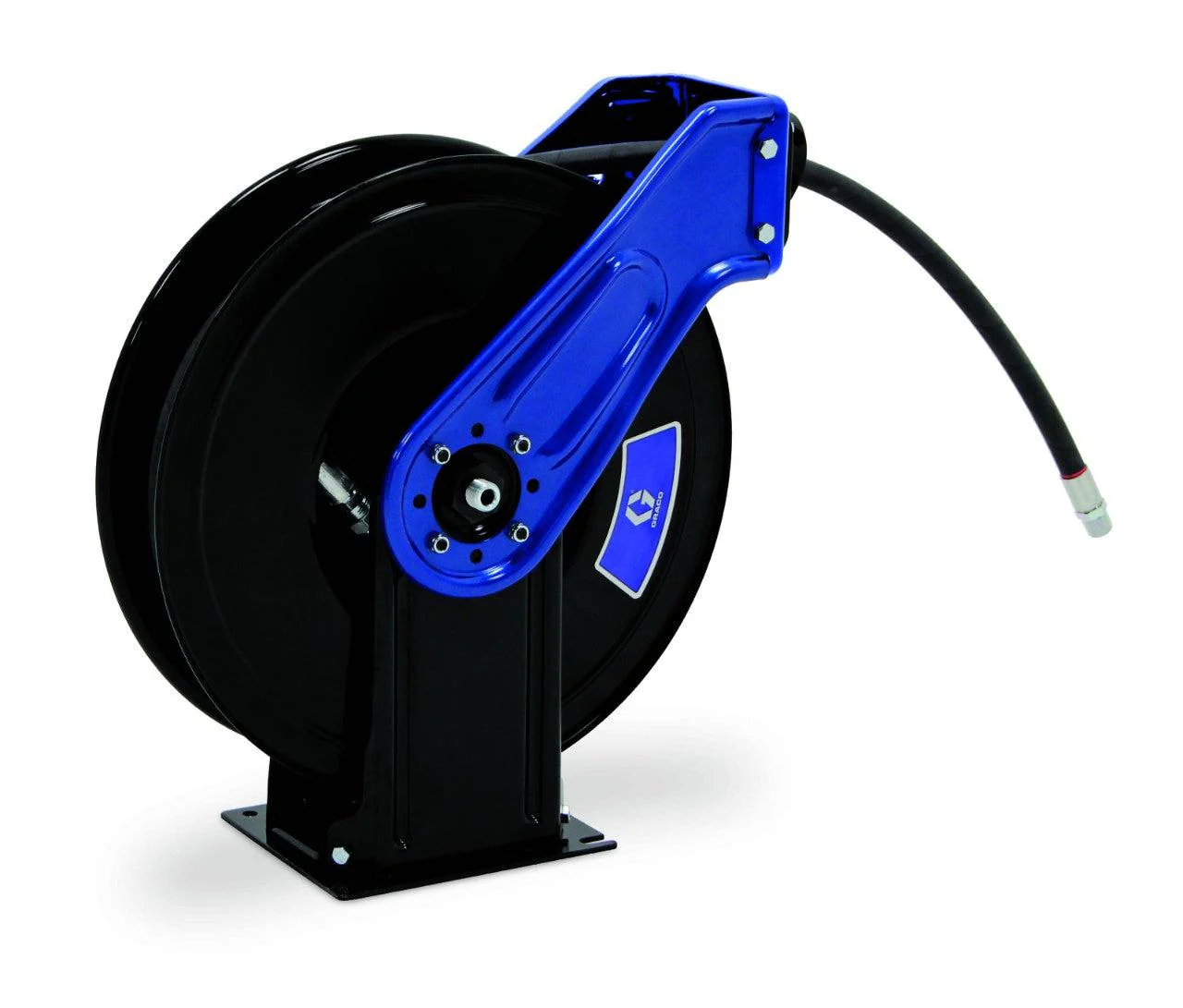 Graco XDM33B XDX™ 10, Oil, 1/2 in (13 mm) Inlet, 1/2 in X 35 ft (13 mm X 11 m) Hose, NPT, Truck/Bench Mount, Metallic Blue - Ysert