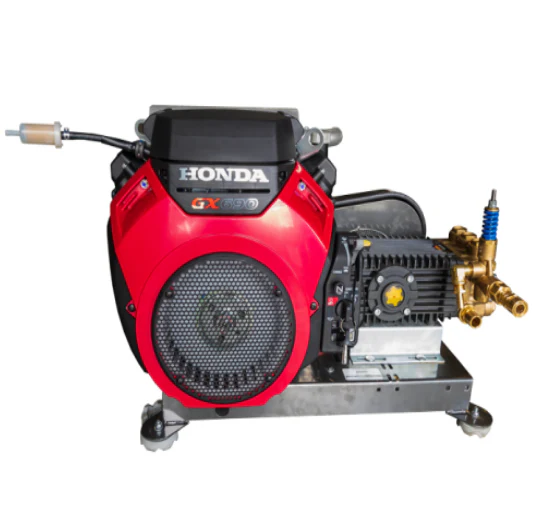 BE Industrial Series 3500 PSI @ 8.0 GPM Belt Drive Honda GX690 TRIPLEX GENERAL TSF2021 - Truck Mount - Gas Pressure Washer - (Accessories not Included) - Ysert