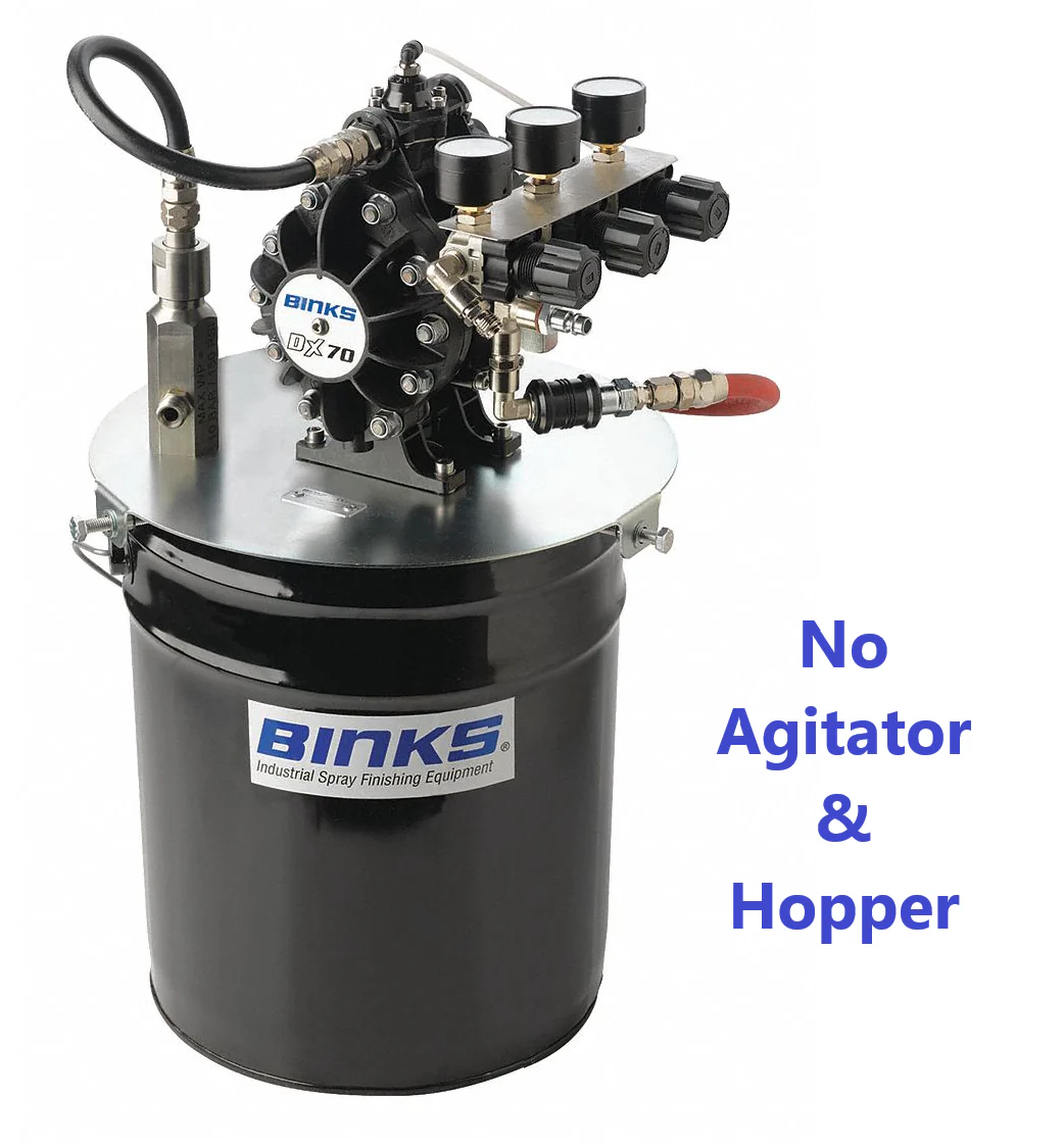 BINKS DX70 Bare Diaphragm Pump - Pail Mount - Ysert
