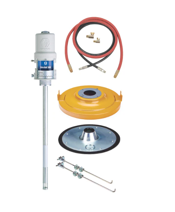 Graco 222085 Fire-Ball® 300 Series 50:1 120 Lb. (54 Kg) Grease Pump - Lube Truck Package - Ysert