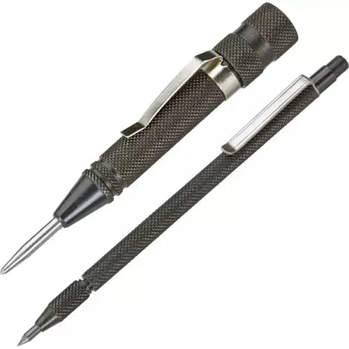 Grizzly T10014 - Auto Center Punch and Carbide Scriber Set, 2 Pc. - Ysert