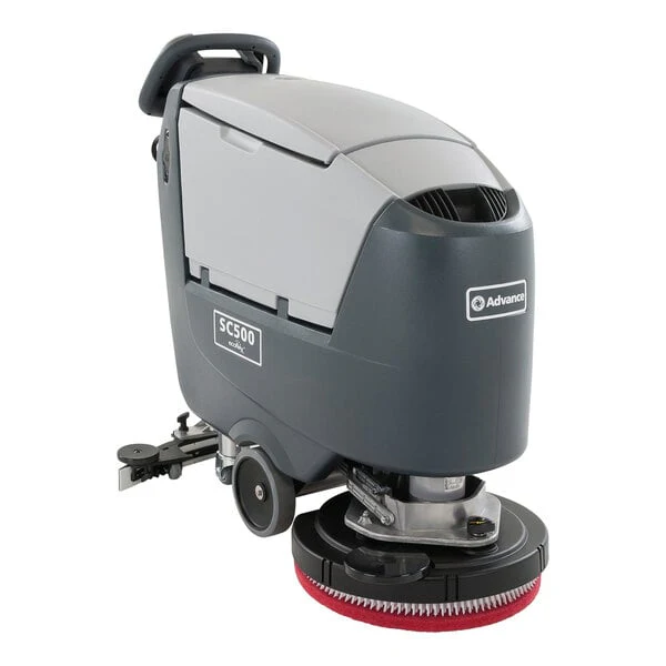 Advance SC500™ 20D Two 105 Ah wet batteries, onboard charger and prolene brush, Scrubber - Ysert