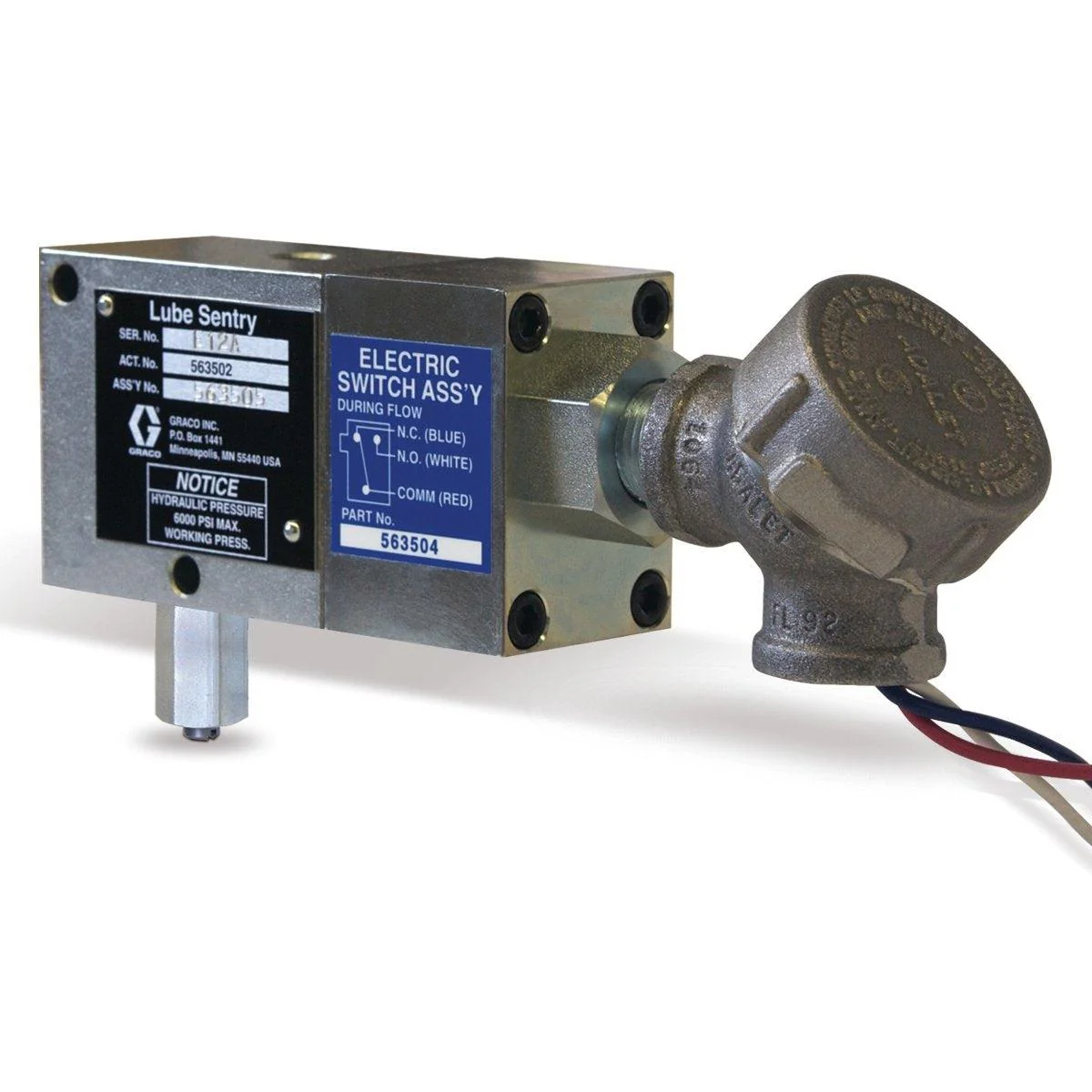 Graco Lube Sentry Valve Switch Assembly - Ysert