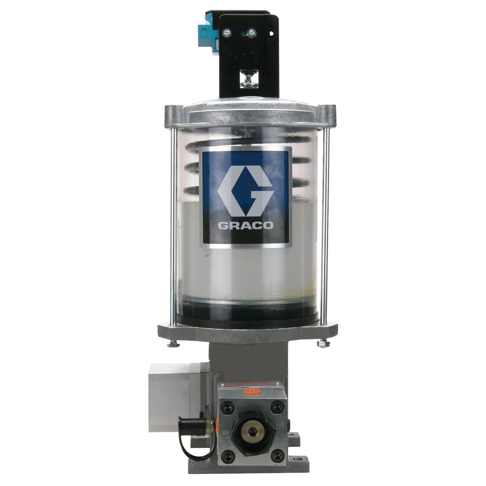 Graco Lube Master® Electric Pump, 12 pt. (5.68 liter) Oil Plastic Reservoir, 60:1 Floor Mount, 230/460V, 1/2 HP, 3 PH, 60 Hz, 1725 RPM, LL - Ysert