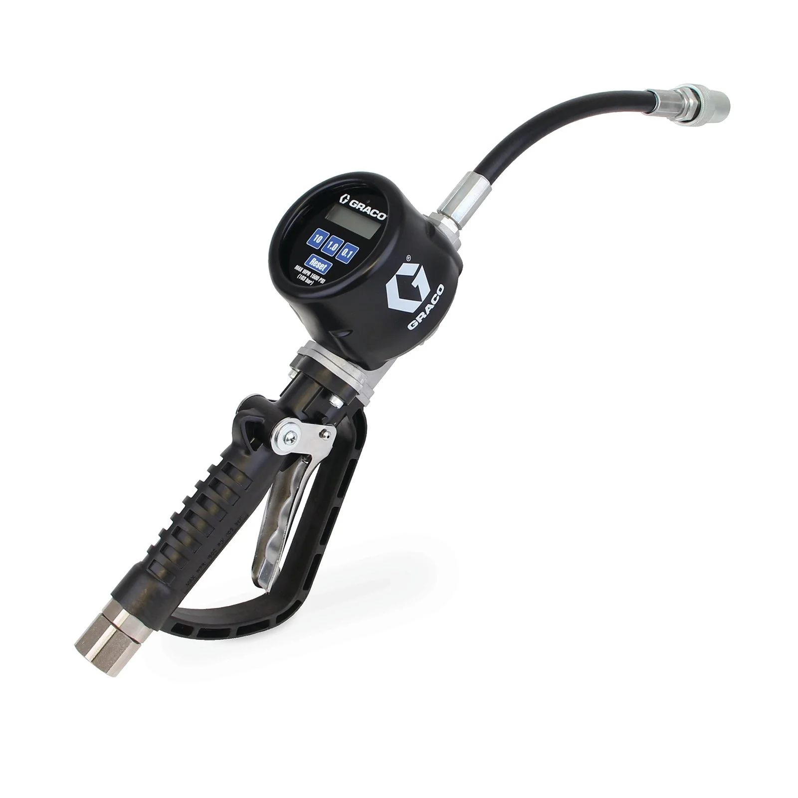 PM™ 20 Electronic Preset Oil Meter - Flexible Extension - 1/2 in. (13 mm) Inlet - NPT - Ysert
