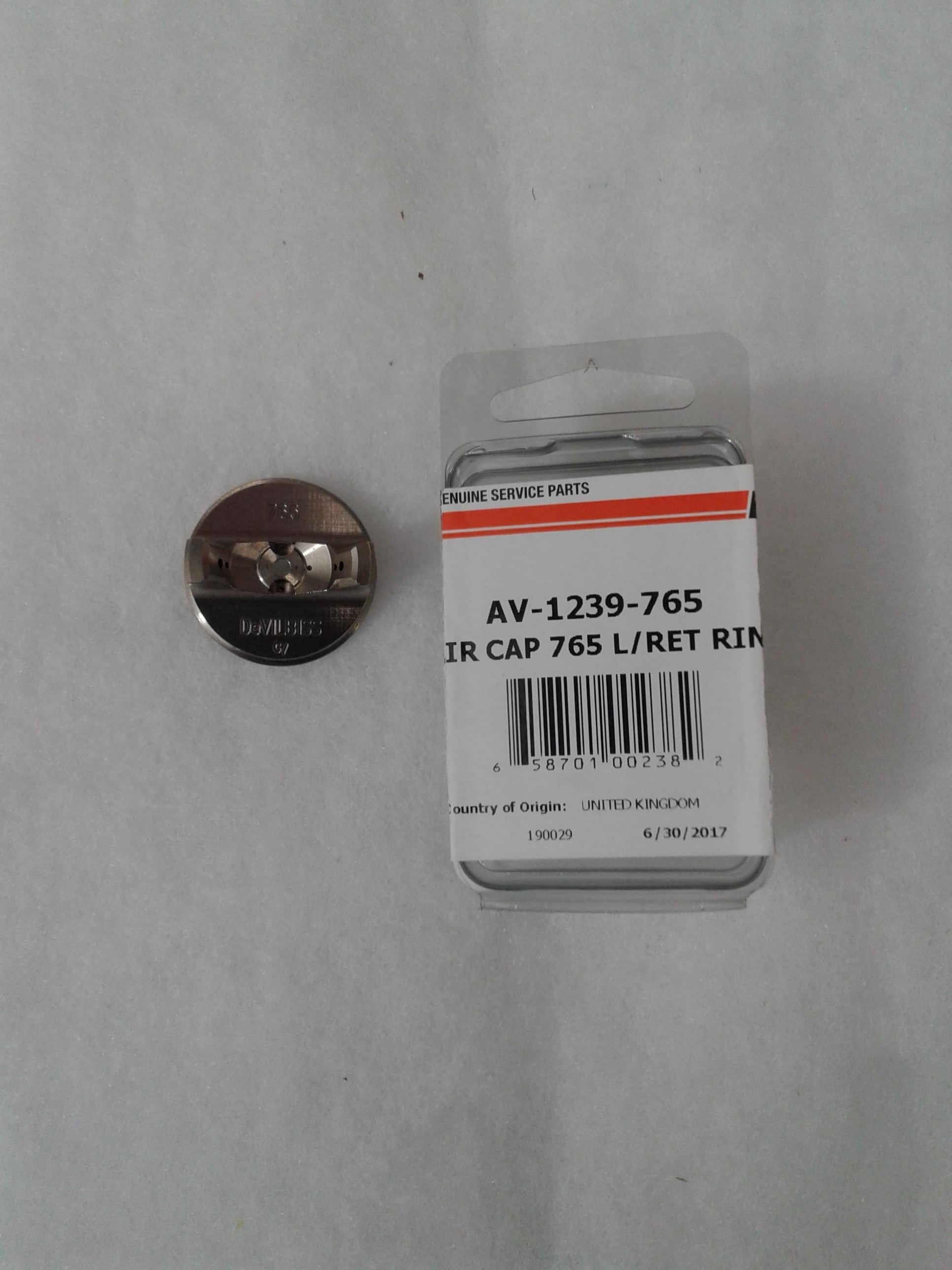 Devilbiss  Air Cap Less Ring #765 - Ysert
