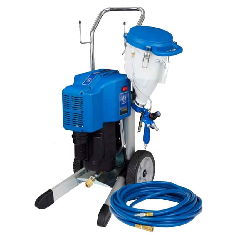 Graco FastFinish Pressure-Boosted Gun, CF9 Compressor, 3/8 in x 50 ft Air Hose - Ysert