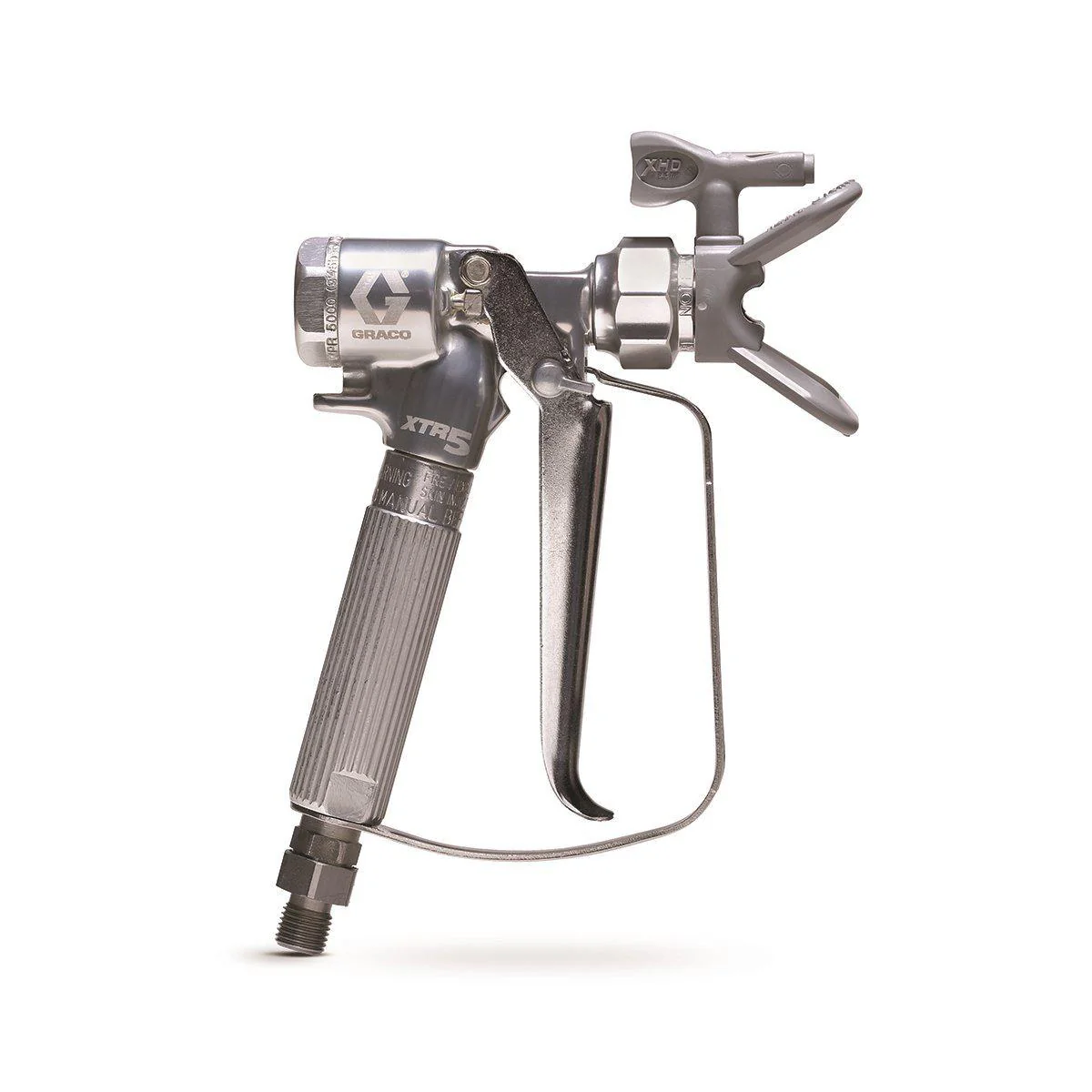 Graco XTR504 Airless Spray Gun, 1 in. Round Handle, 4-Finger Trigger, XHD RAC Tip - Ysert