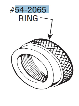 Binks 54-2065 RETAINER RING - Ysert