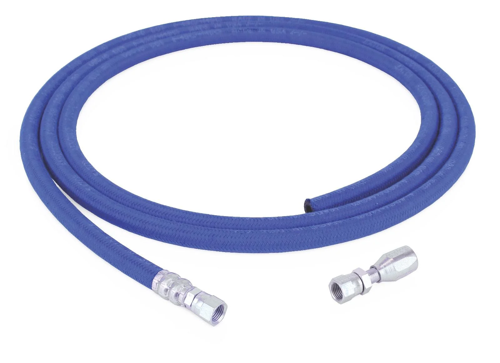 Electric Grease Jockey Mainline Kit, -6 JIC Female Swivel x Field Installable -6 JIC End, 12 ft (3.7 m) Maximum Length - Ysert