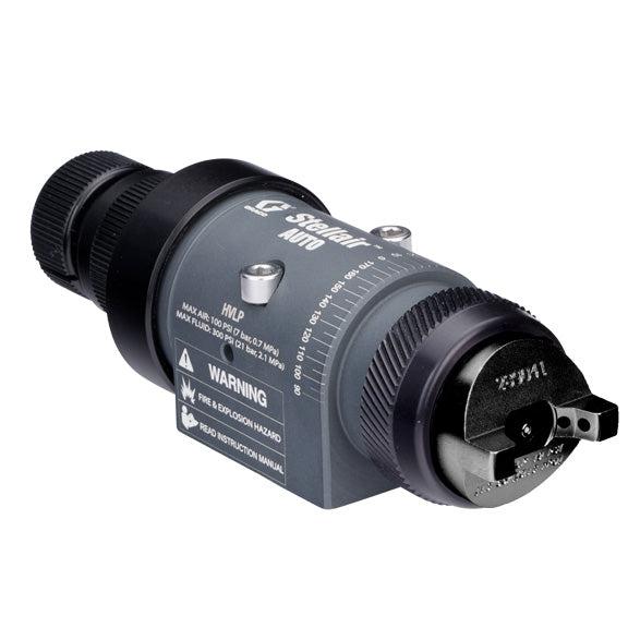 Stellair automatic air spray gun, conventional, 0.030 in (0.8 mm) nozzle for general applications with a fluid control knob - Ysert