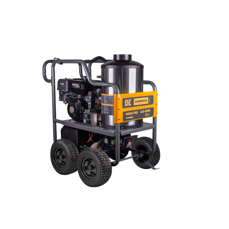 BE 4000 PSI @ 4.0 GPM DD Hot Water Pressure Washer (w/ Powerease 420 Engine & AR Triplex Pump) - Ysert