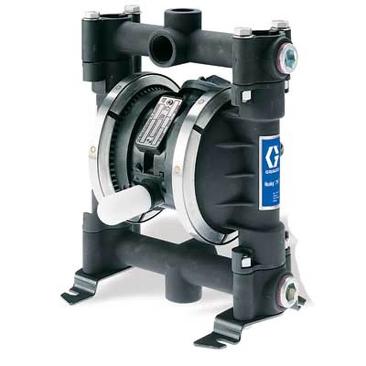 Graco D53977 | Diaphragm Pump, Type: Aluminum, Max Flow Rate: 16 gpm, Max Pumpable Solids: 0.09 in - Ysert