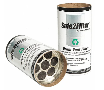 Newstripe 10004898 Carbon Replacement Filter: 1 Aerosol Recycling Can Pack of 2 - Ysert