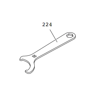 Graco 184278 GH1017 Wrench - Ysert