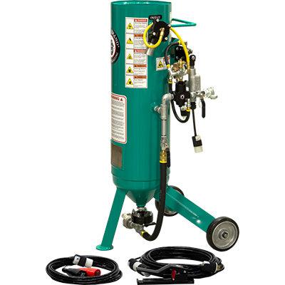 Pirate Brand 121-0530-A-EDC 12VDC Electric Pressure Release System 150 PSI 1.0 CU.FT. Portable Abrasive Blast Pot / Sandblasting Machine - Ysert