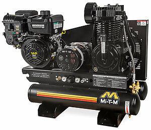 Mi-T-M AG2-SV14-08M1 8-Gallon Two Stage Gasoline Combination Air Compressor - Ysert