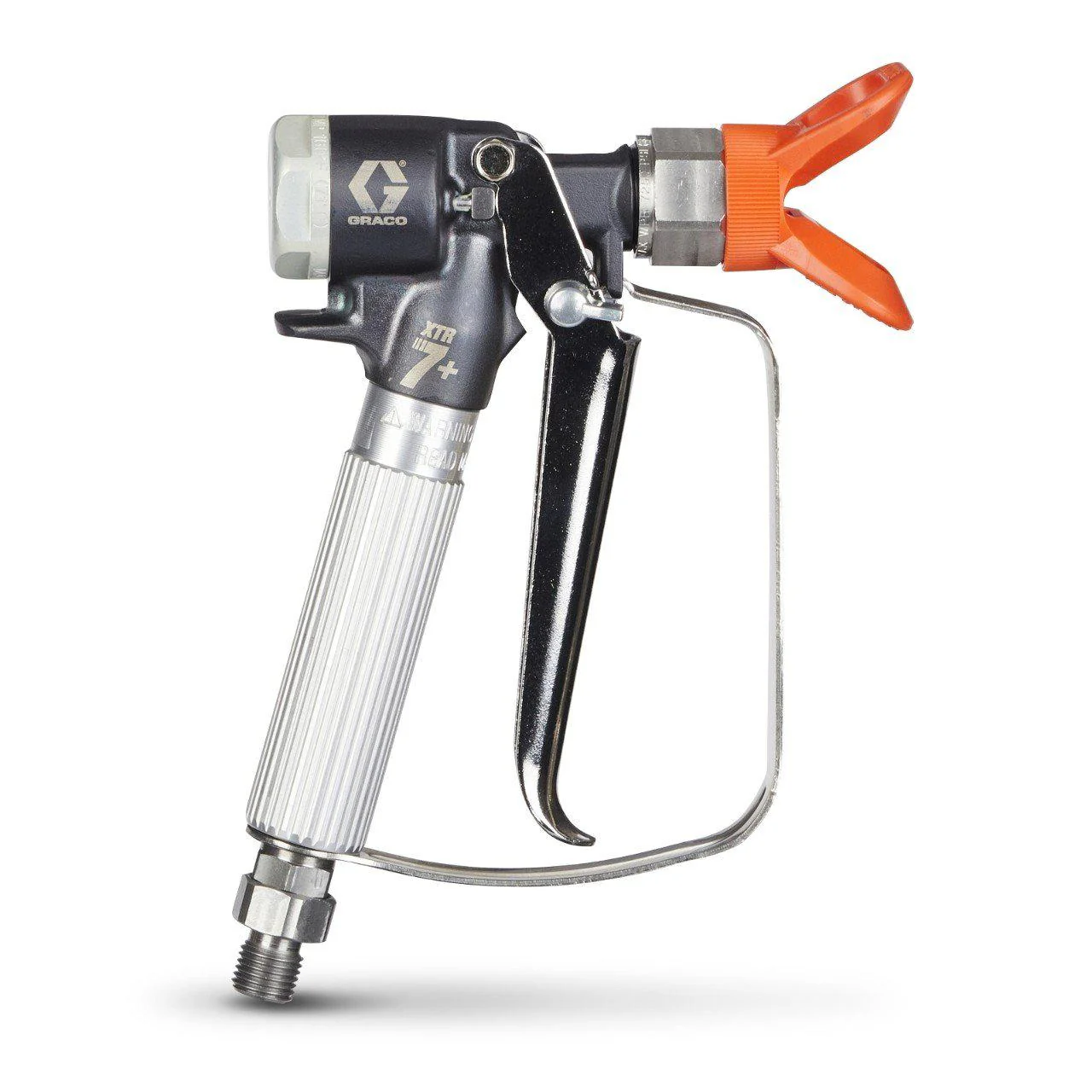 Graco XTR7+ Airless Spray Gun, Round Handle, 4-Finger Trigger, Flat Tip - Ysert